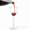 Bicchiere da vino rosso con doppio bicchiere
